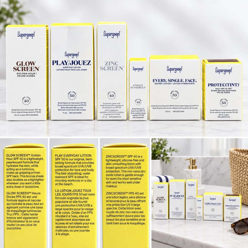 Supergoop! Icons Only SPF Bestsellers Kit Sunscreen Set